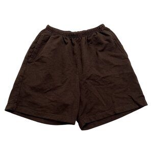 Los Angeles Apparel Cotton Shorts in Brown